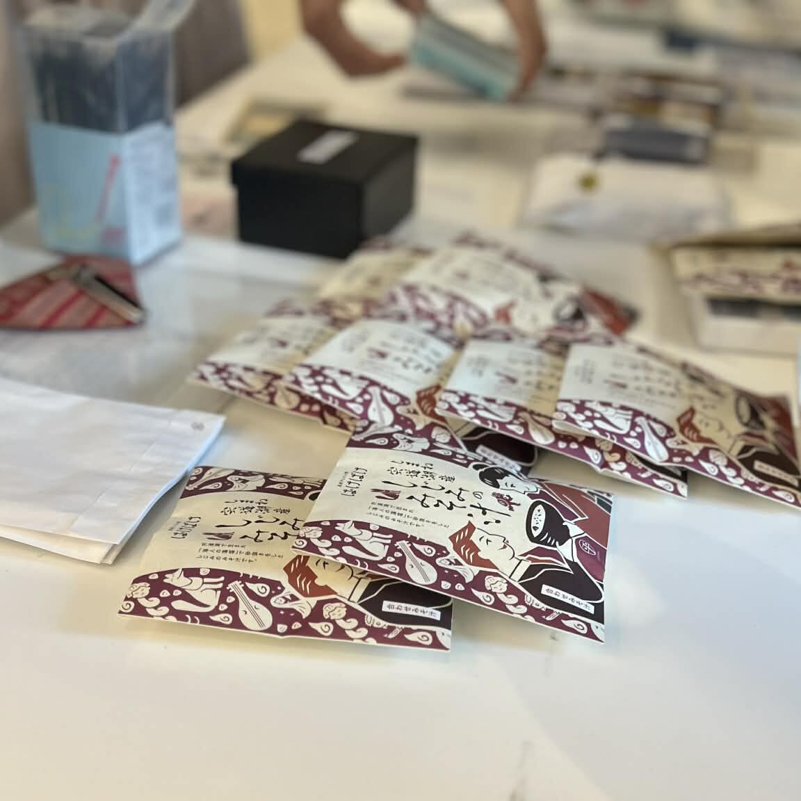 青梅市で開催された雪女イベントの様子　物販